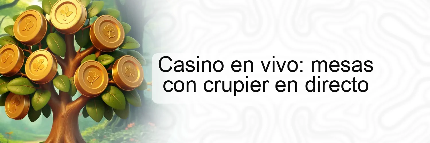 Casino en vivo: mesas con crupier en directo Casino en vivo: mesas con crupier en directo